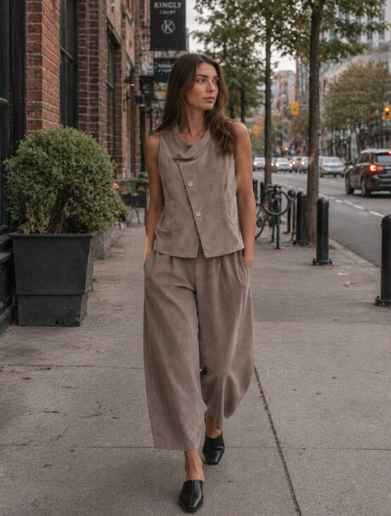 Bare studios Pants - ITALIAN Co ord | Two piece set | Top and Pants | Matching set